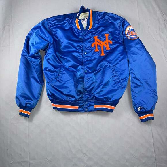Starter Other - Vintage Starter New York Mets MLB Satin Bomber Jacket Size Large